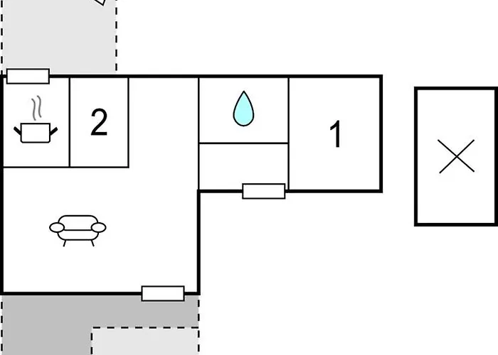Two-bedroom With A Fireplace In *